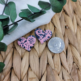 Oversized Heart Studs