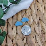 Ocean Blue Cloud Studs