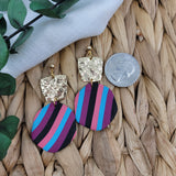 Tiana in Purple Pink Blue Stripe