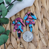 Bea in Pink Purple Blue Abstract