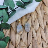 Teardrop Dangle in Sea Breeze Marble