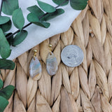 Teardrop Dangle in Sea Breeze Marble