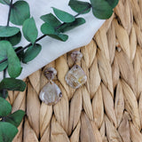 Brown Marbled Earrings (Multiple Styles Available)