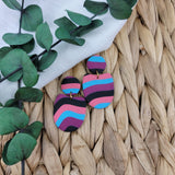 Anne in Purple Pink Blue Stripe