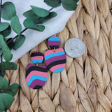 Anne in Purple Pink Blue Stripe