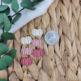 Pink Pumpkin Dangles