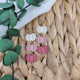 Pink Pumpkin Dangles