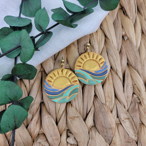 Mountain Sunrise Dangles