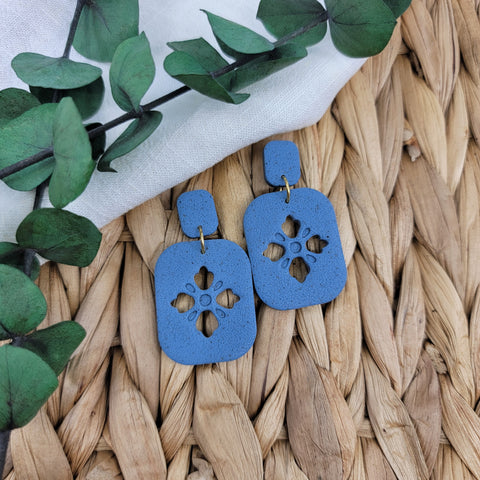 Evangeline in steel blue