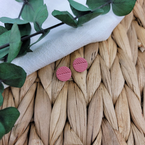 Rose Pink Mini Studs