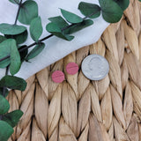 Rose Pink Mini Studs