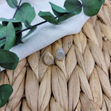 Teardrop Stud in Sea Breeze Marble