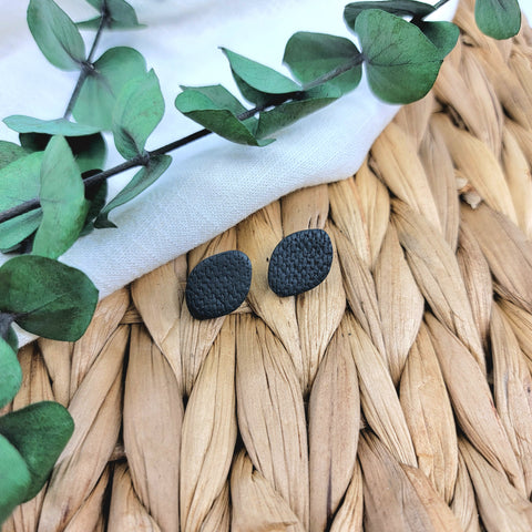 Petal Studs in Deep Teal