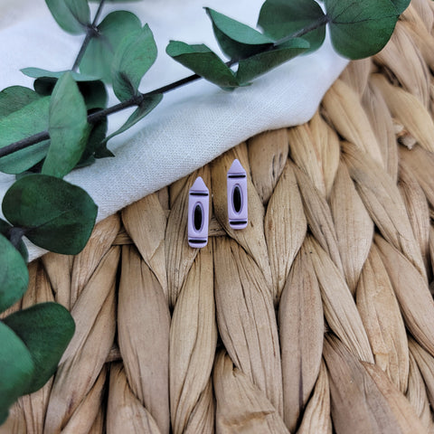 Crayon Studs (Multiple Colors Available)