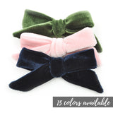 Velvet Small Evy Bow