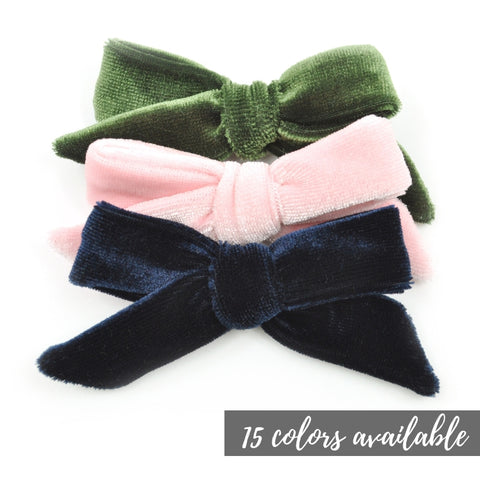 Velvet Small Evy Bow