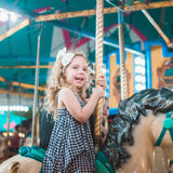 Mustard Stripe Rona Bow