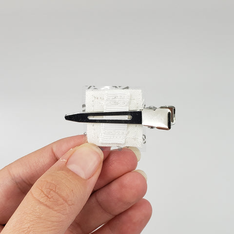 Cranial helmet patch for attaching bows