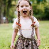 Rifle Paper Co Gold Polka Dot in Hunter Evy Bow, Newborn Headband or Clip