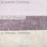 Linen Evy Bow in 11 colors, Newborn Headband or Clip