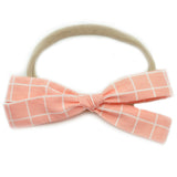 Pink Wrapping Paper Leni Bow, Infant or Toddler Hair Bow