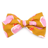 Mustard & Pink Apples Rona Bow