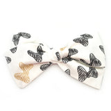Black & Metallic Big Bows Rona Bow