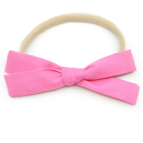 Pink Leni Bow