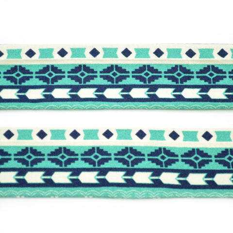 Teal Aztec Bow Tie OR Anna Bow