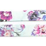 Ice Blue & Purple Floral Bow Tie OR Anna Bow