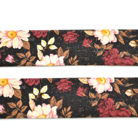 Burgundy Floral Bow Tie OR Anna Bow