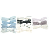Linen Leni Bow in 11 colors, Newborn Headband or Clip
