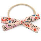 Wheat Floral Leni Bow, Headband or Clip