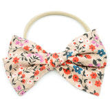 Wheat Floral Rona Bow