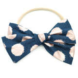 Rose Gold Polka Dot Rona Bow