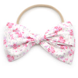 Tiny Pink Flowers Rona Bow