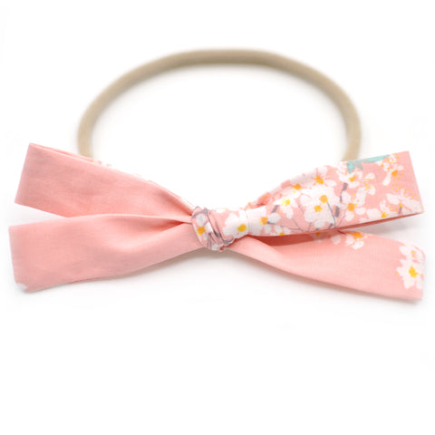 Cherry Blossoms Leni Bow, Infant or Toddler Hair Bow
