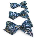 Tapestry in Navy Rifle Paper Co Evy Bow, Newborn Headband or Clip