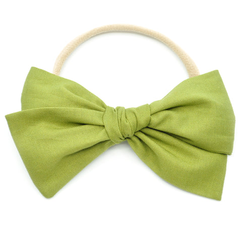 Olive Green Rona Bow