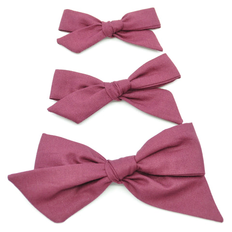 Wine Evy Bow, Newborn Headband