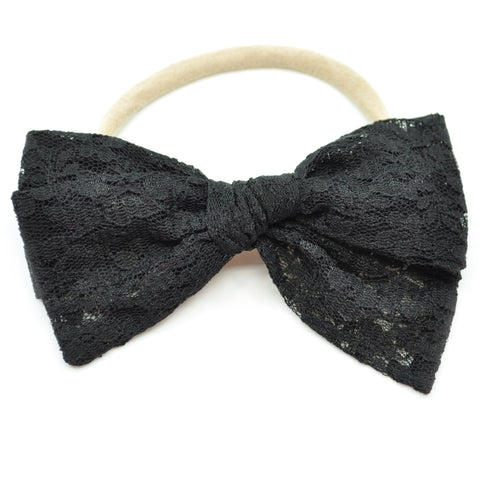 Black Lace Rona Bow
