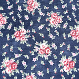 Navy Blue & Maroon Floral Bow Tie OR Anna Bow