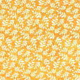 Mustard & White Leaves Bow Tie OR Anna Bow