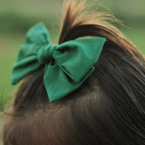Charcoal Harvest Floral Rona Bow