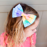 Rainbow Stripes & Dots Rona Bow