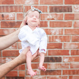 Blue, Orange, & Purple Floral Knot Bows