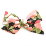 Large Coral Flowers Large Evy Bow