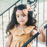 Mustard Plaid Rona Bow