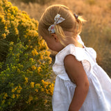 Sand Evy Bow, Newborn Headband or Clip