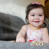 Pink & Ivory Swiss Dot Knot Bows